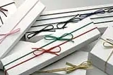 6 in Loop - 13 in Cut Size, Metallic Pre-Tied Premium Elastic Loops w/Bows, Gold